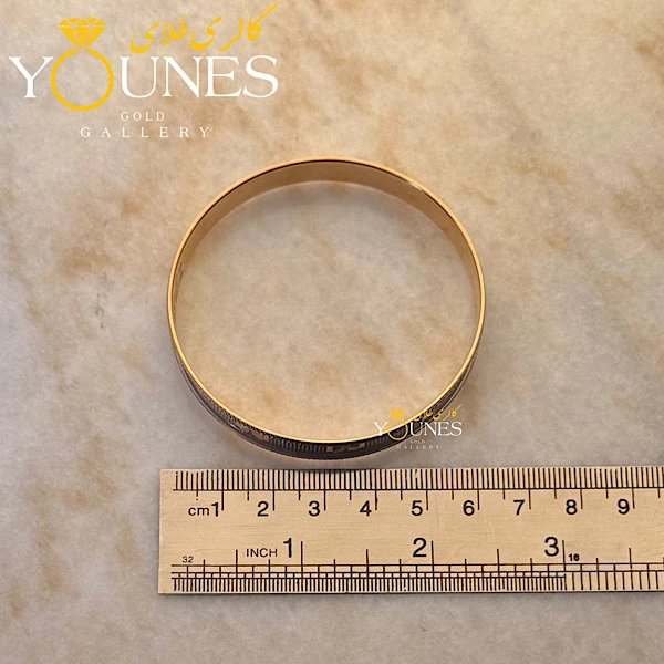 النگو طلا تراش دار آریس